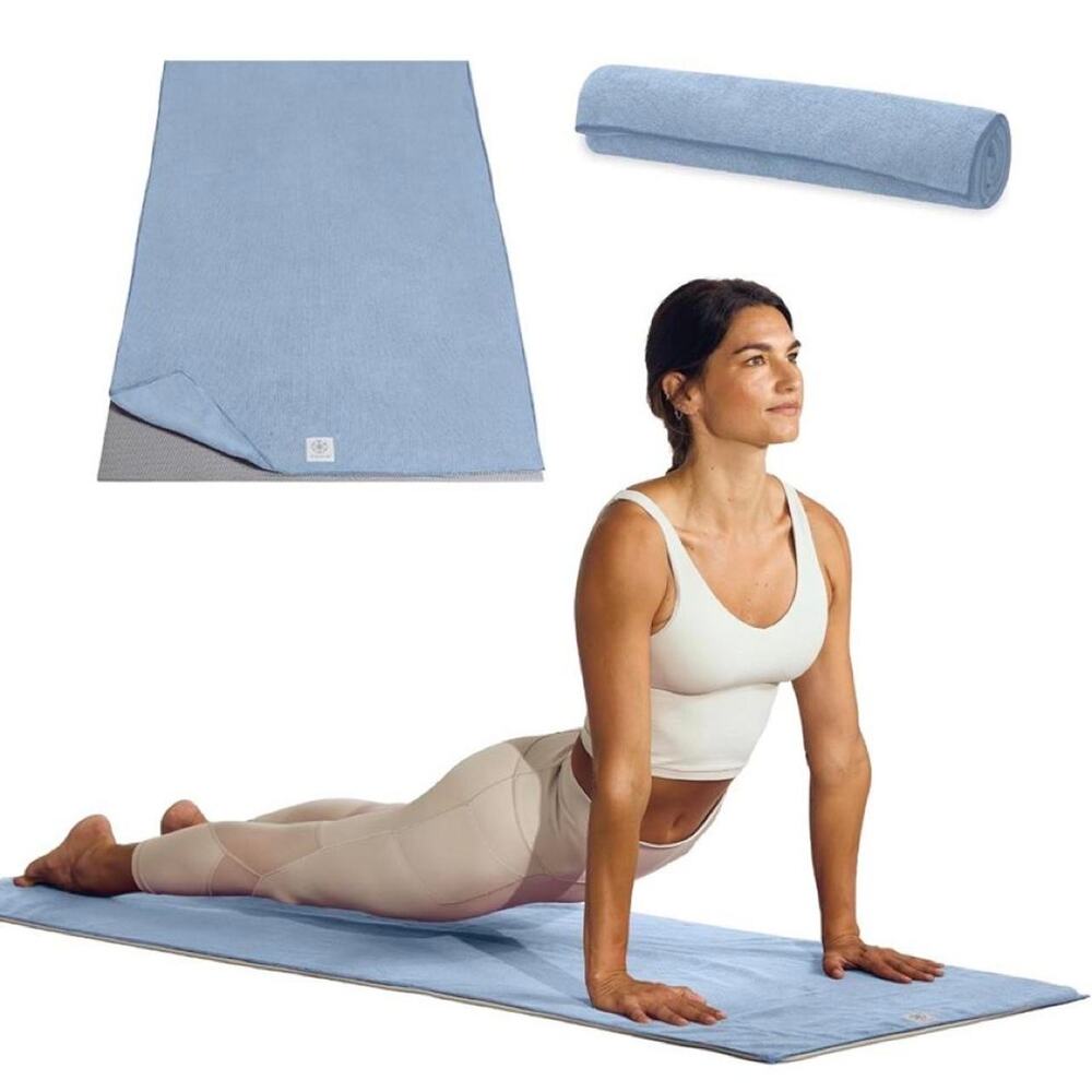 Gaiam yoga towel new blue